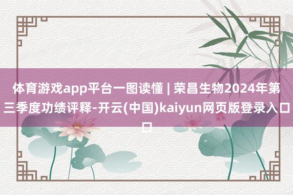 体育游戏app平台一图读懂 | 荣昌生物2024年第三季度功绩评释-开云(中国)kaiyun网页版登