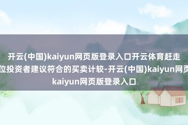 开云(中国)kaiyun网页版登录入口开云体育赶走现在莫得一位投资者建议符合的买卖计较-开云(中国)